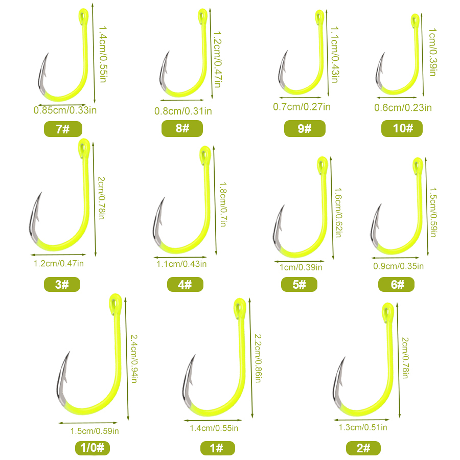 NGB 50 pièces 1/0 # -10 # Hame - Fishing Hook Assortment avis et prix