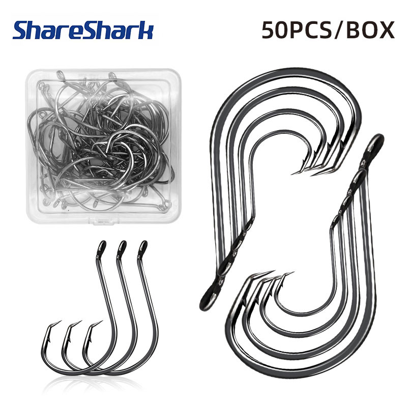 ShareShark 50 pièces/boîte 738 - Fishing Hook Circle avis et prix