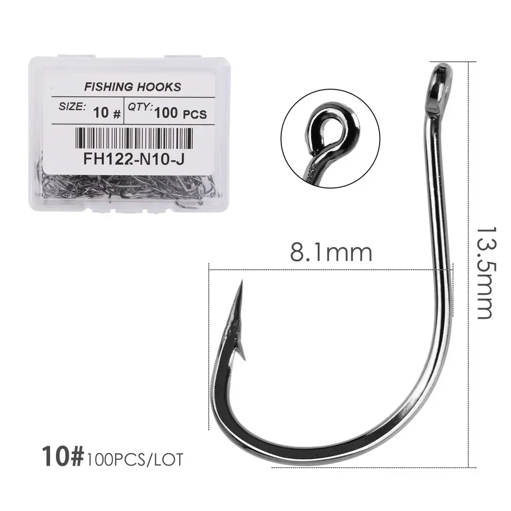 100 pièces/boîte japon Izu ham - Fishing Hook Circle avis et prix