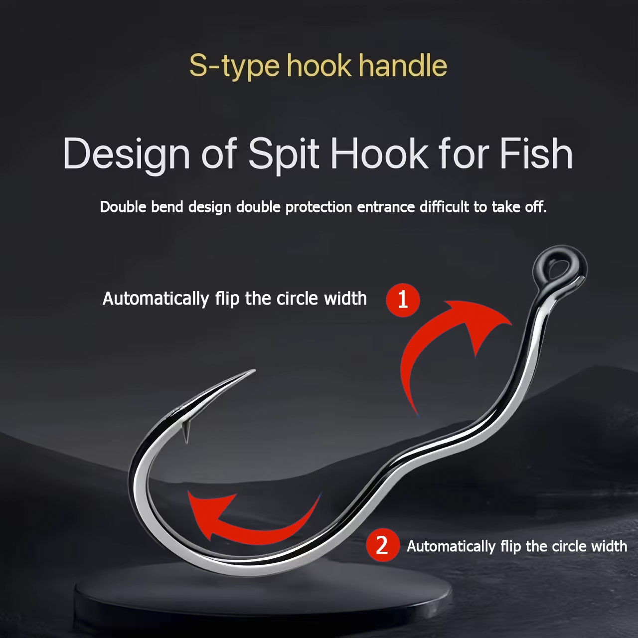 Hameçon de pêche à rabat autom - Fishing Hook Circle avis et prix